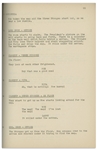 Moe Howard's 34pp. Script Dated October 1938 for The Three Stooges Film ''Saved by the Belle'' -- Very Good Condition